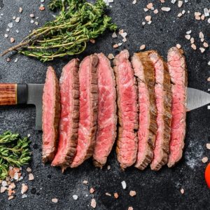 Faux filet mariné