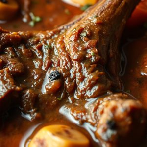 Jarret de bœuf avec os