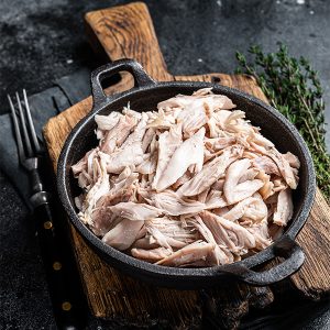 Poulet effilé
