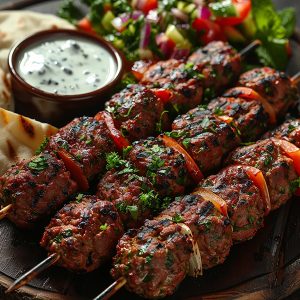 Brochette de kefta maison