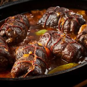 Roulette de bœuf mariné