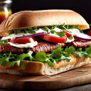 Sandwich merguez grillée