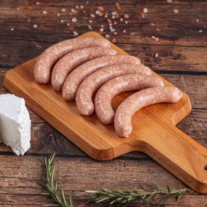 Saucisse de poulet fromage (saucisse marinée)